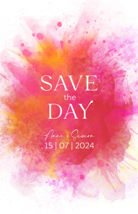 Save The Date - Festival Color