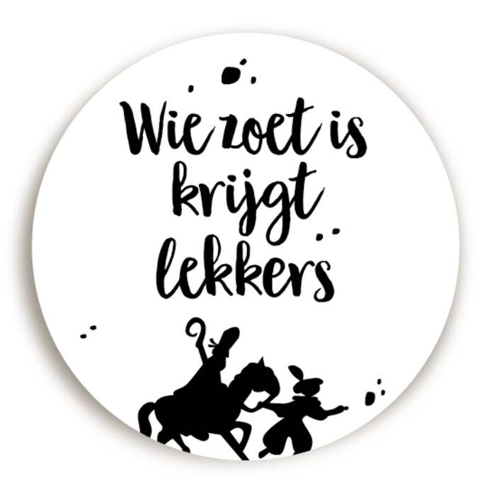 Sticker Sinterklaas Lekkers 1