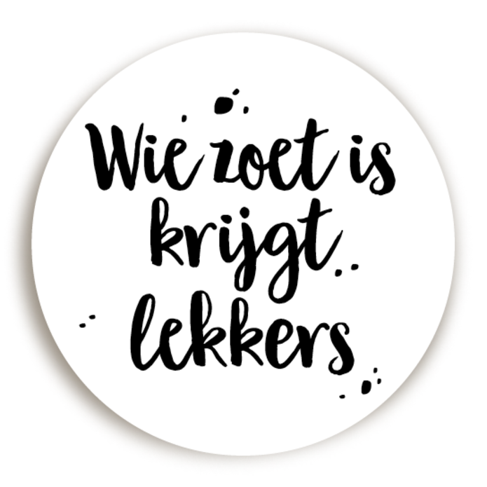 Sticker Sinterklaas Lekkers 2
