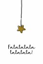 Kerstkaart - Falalalala voor