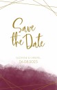 Save the date - Bordeaux Goudtint 2 voor