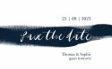 Save the date - Midnight Blue 3