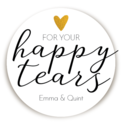 Sticker Happy Tears 1 voor