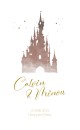 Trouwkaart - Disney Inspired Pink Castle voor