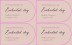 Labelkaart Daggast - Disney Inspired Belle roze