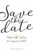 Save the date - Glitters en Goud Streep 2