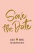 Save the date - Glitters en Goud Typografisch Roze