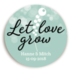 Sticker Let Love Grow Mint 2