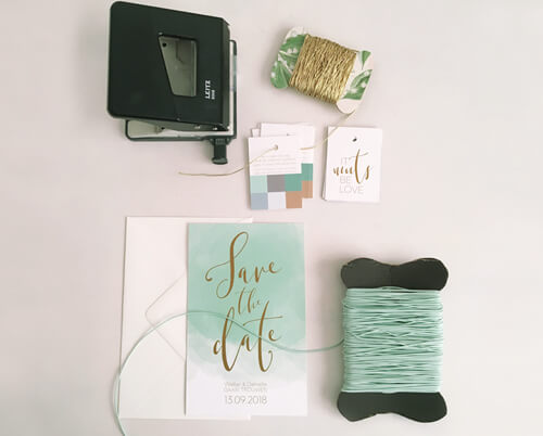 DIY tips voor jouw unieke trouwkaart